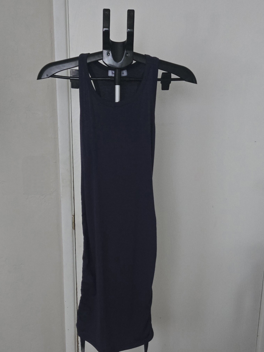 Classic Navy Sleeveless Midi Dress Medium
